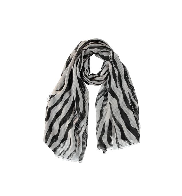 Dames Dunne sjaal met zebra print | MS Mode