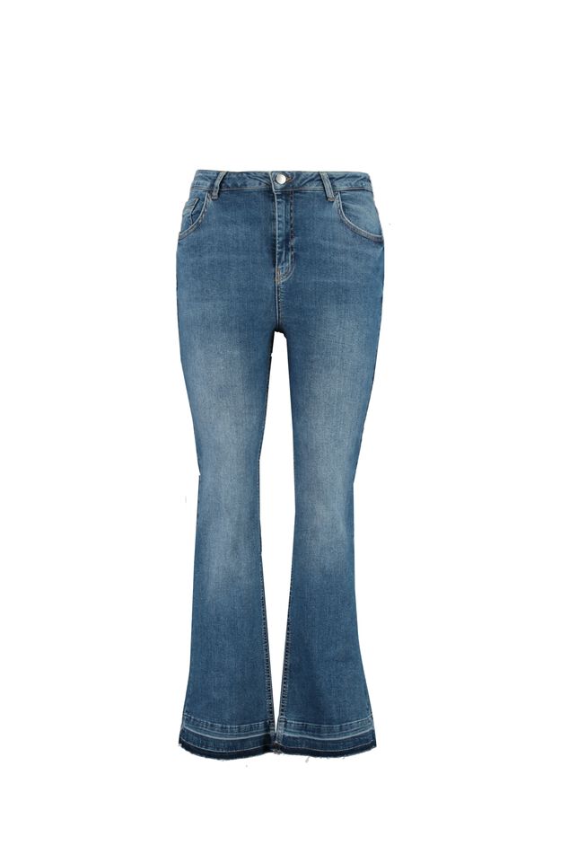 Dames Flared high waist jeans | MS Mode