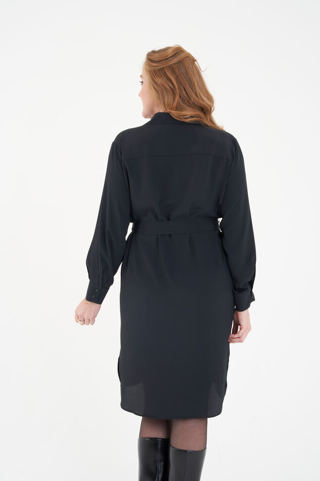 Dames Blouse jurk met ceintuur | MS Mode