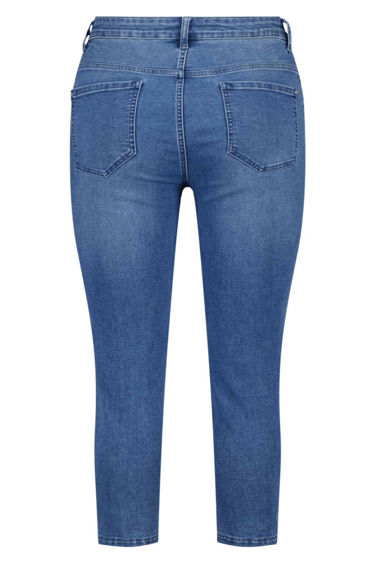 Dames Jeans Skinny Leg Stonewash Denim | MS Mode