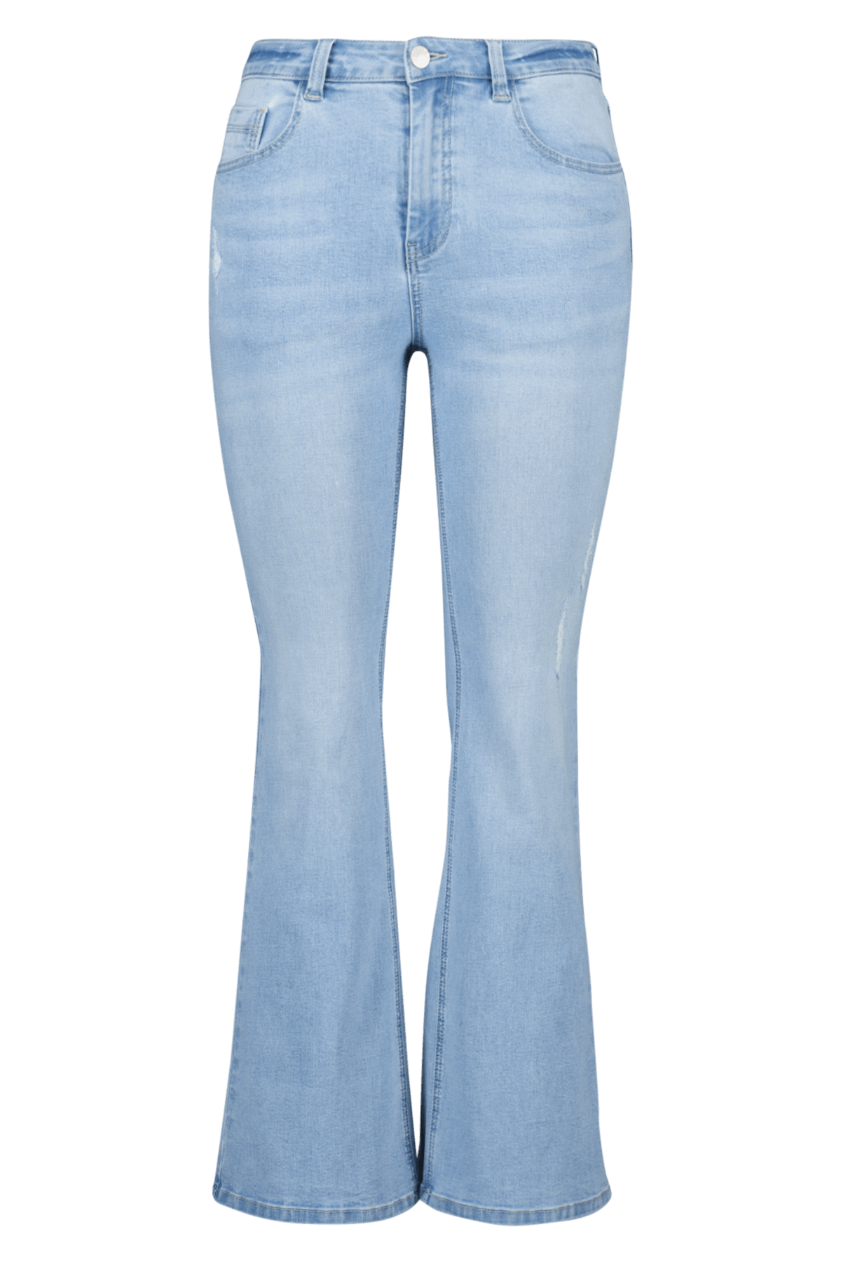 Dames Flared jeans Bleached Denim | MS Mode