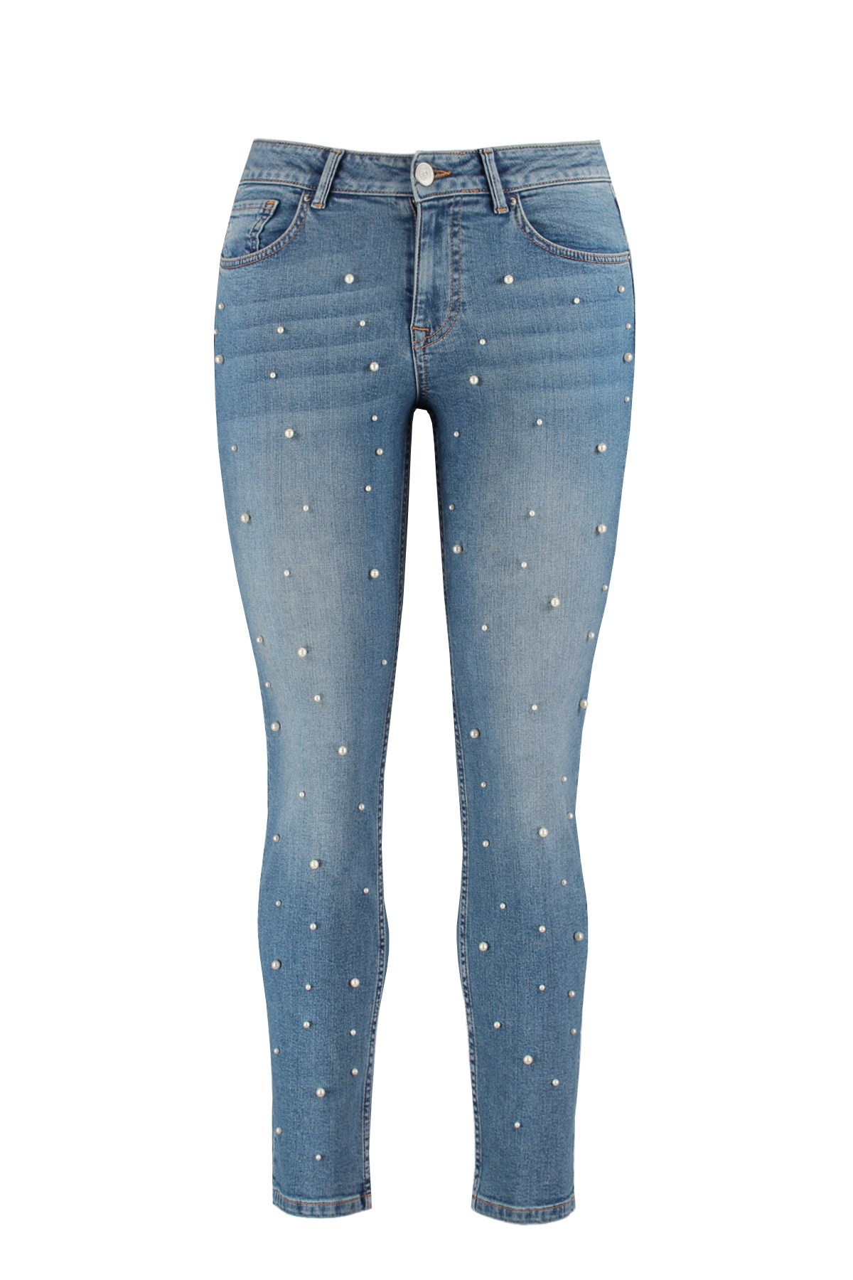 Dames Jeans met parels | MS Mode