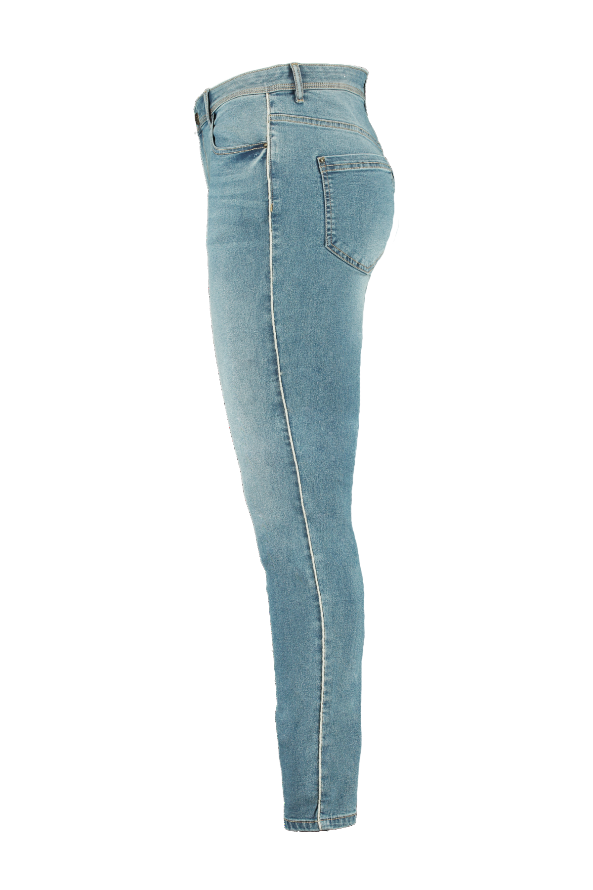 Dames Jeans met glitterstreep | MS Mode