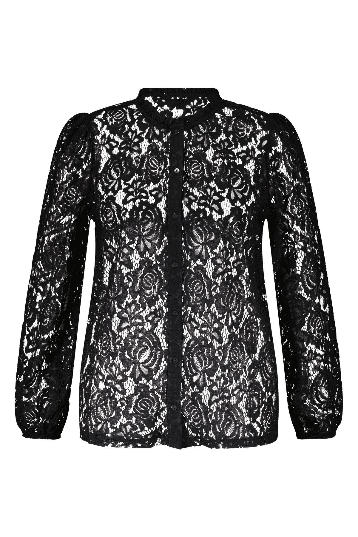 Dames Kanten blouse Zwart bij MS Mode® | MS Mode