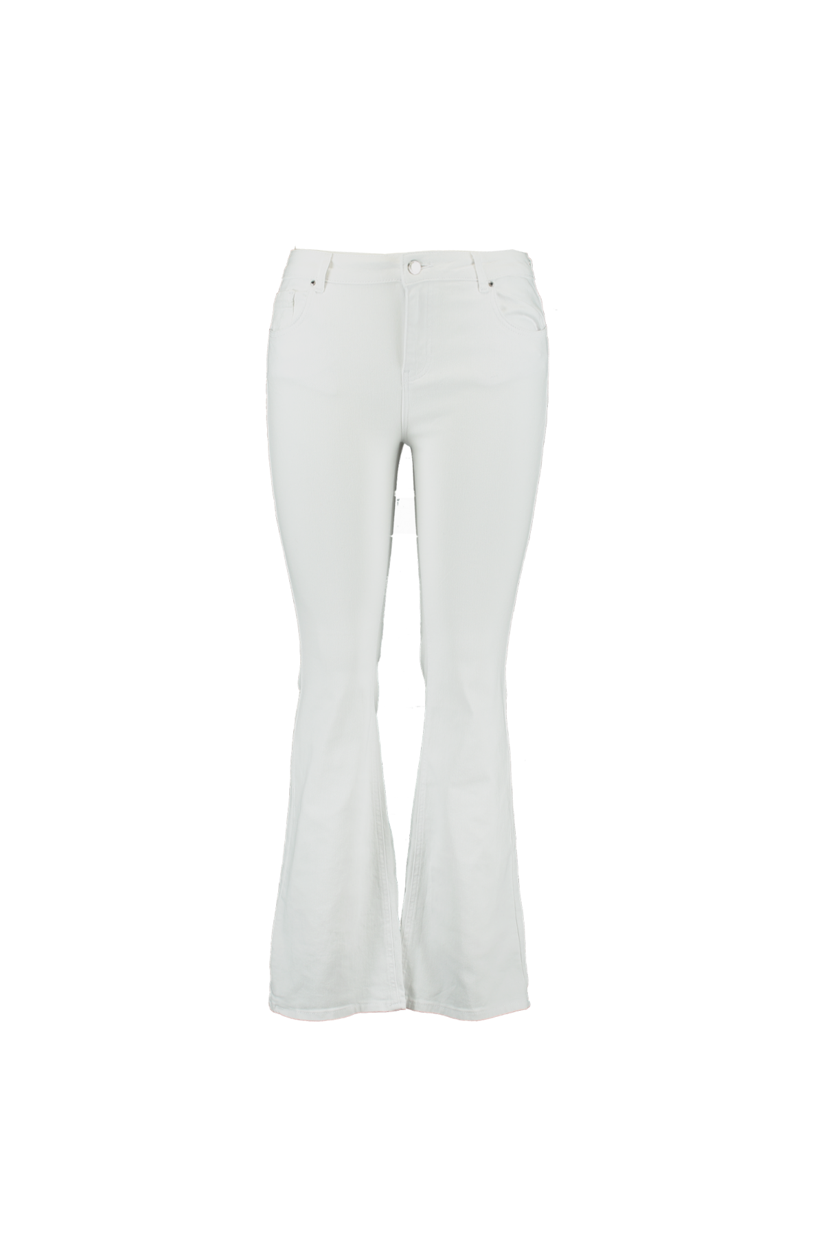 Dames Witte flared broek | MS Mode